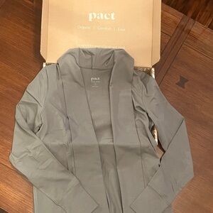 Pact BRAND NEW Organic Castor Green Pocketed Cardigan